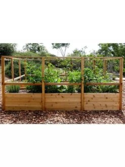 Garden In A Box With Deer Fence, 8' X 12' -Garden Care Shop 8594021 03V 3 4