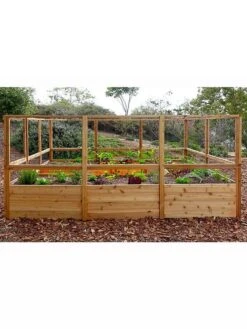 Garden In A Box With Deer Fence, 8' X 12' -Garden Care Shop 8594021 06V 3 4