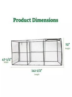 Crop Cage, 4' X 12' 7 Crop Cage, 4' X 12' -Garden Care Shop 8596540 2