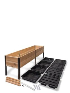 Self-Watering Elevated Planter Box, 2' X 8' -Garden Care Shop 8608960 2297 tif