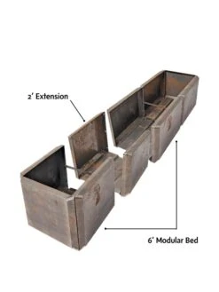 Corten Steel Modular Raised Bed, 2'x6' 13 Corten Steel Modular Raised Bed, 2'x6' -Garden Care Shop 8610701 4010 tif