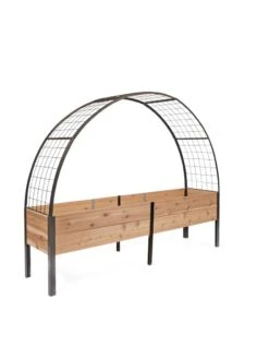 2’ X 8’ Arch Trellis For Planter Boxes -Garden Care Shop 8610798 0809 tif