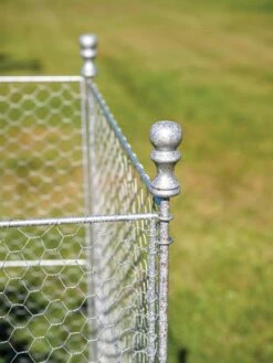 Tall Chicken Wire Critter Fence With Gate -Garden Care Shop 8613260 0082