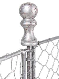 Tall Chicken Wire Critter Fence With Gate -Garden Care Shop 8613260 6057