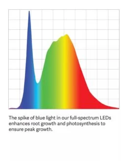 Bamboo Home LED Grow Light Garden -Garden Care Shop LED ColorSpectrum grid PDP 3